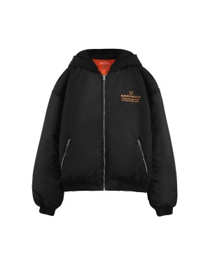 Naked Wolfe Double Sided Bomber Jassen Heren Zwart Oranje | WGQ736MX