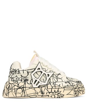 Naked Wolfe Kosa Sneakers Heren Zwart Wit | JOY68100HV