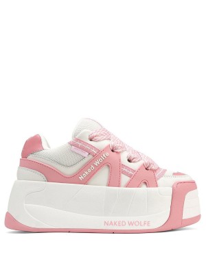 Naked Wolfe Slider Baby Sneakers Dames Roze Wit | HPM10068EN