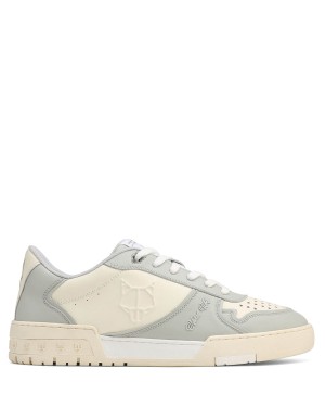 Naked Wolfe Transmission Leren Sneakers Heren Grijs Wit | WWV1519AA