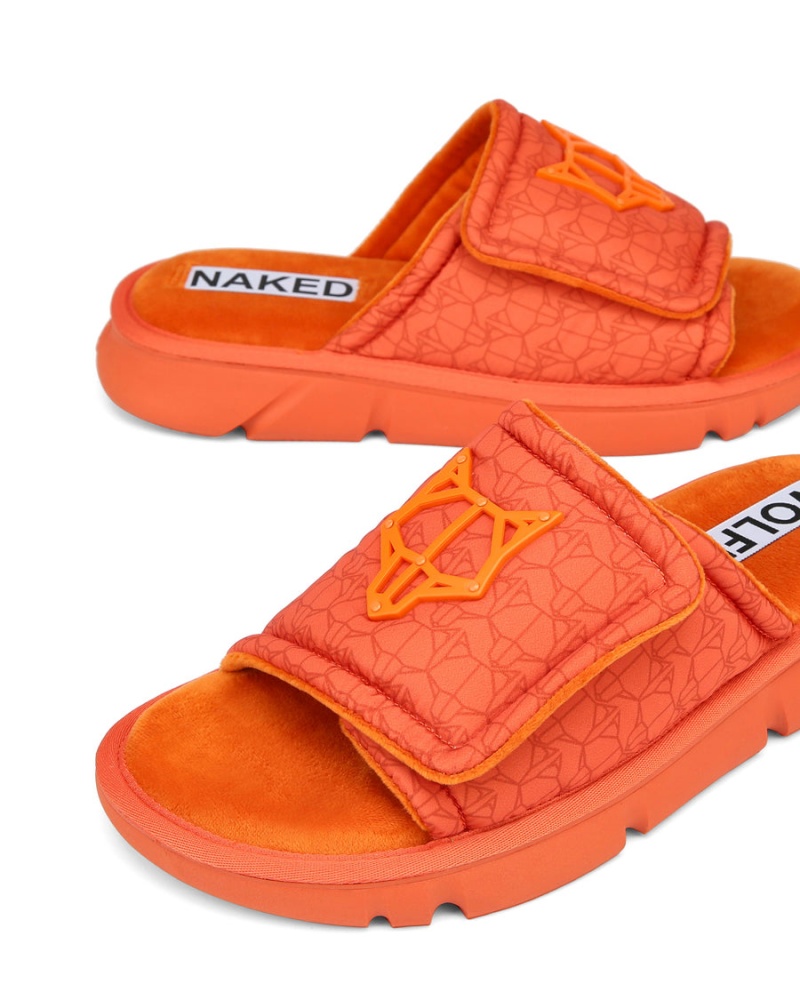 Naked Wolfe Alaska Badeslippers Heren Oranje | GMQ1946JR