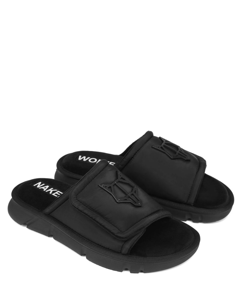 Naked Wolfe Alaska Badeslippers Heren Zwart | IFL5950OA