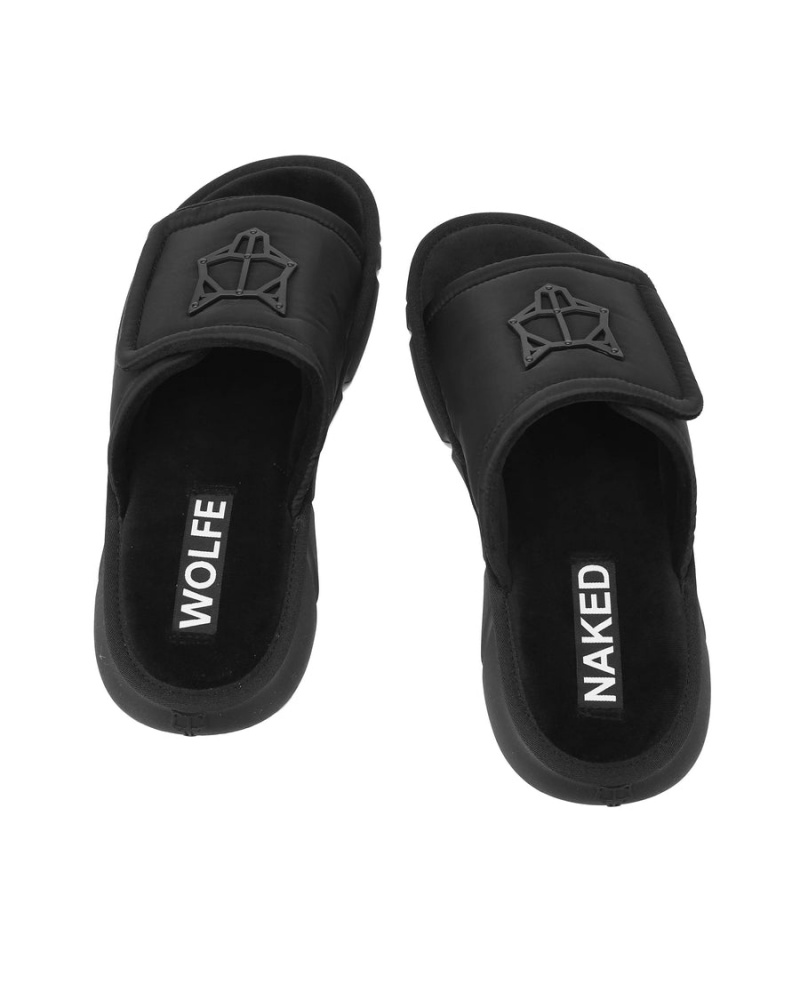 Naked Wolfe Alaska Badeslippers Heren Zwart | IFL5950OA