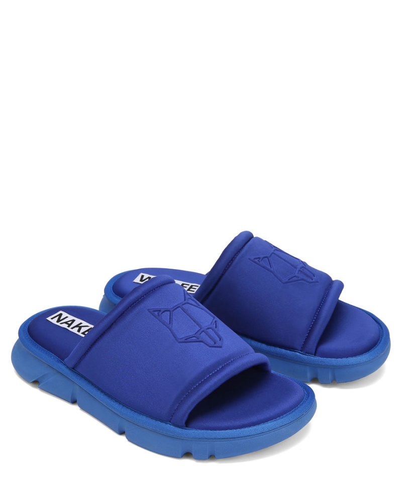 Naked Wolfe Arizona Badeslippers Heren Koningsblauw Blauw | UHD3527MF