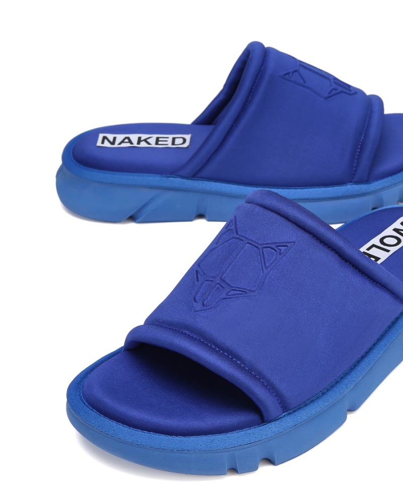 Naked Wolfe Arizona Badeslippers Heren Koningsblauw Blauw | UHD3527MF