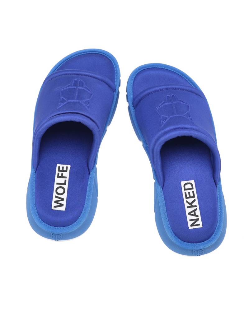 Naked Wolfe Arizona Badeslippers Heren Koningsblauw Blauw | UHD3527MF