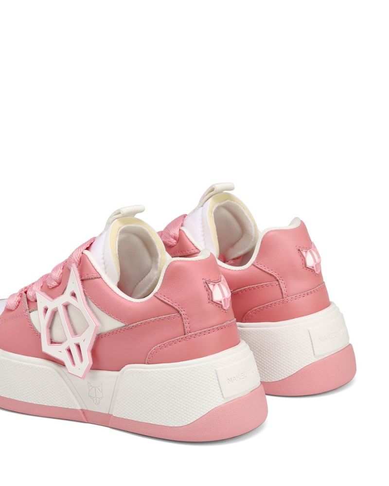 Naked Wolfe City Baby Sneakers Dames Roze Wit | MQW3155SL