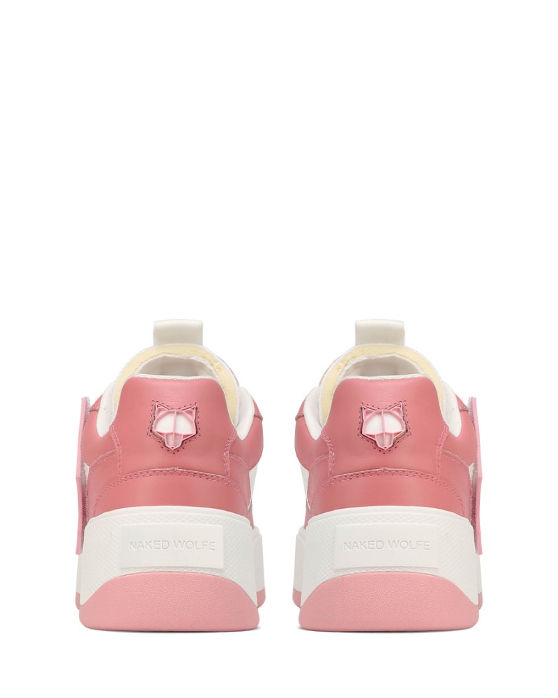 Naked Wolfe City Baby Sneakers Dames Roze Wit | MQW3155SL