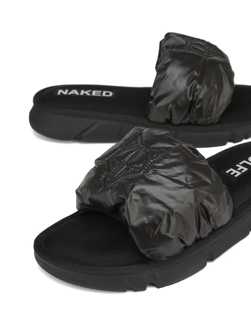 Naked Wolfe Coasting Badeslippers Heren Zwart | EJY9780HE