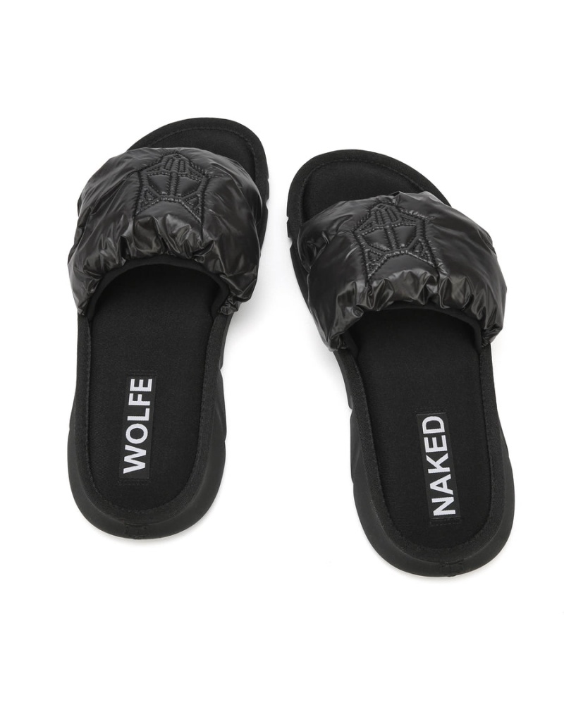 Naked Wolfe Coasting Badeslippers Heren Zwart | EJY9780HE