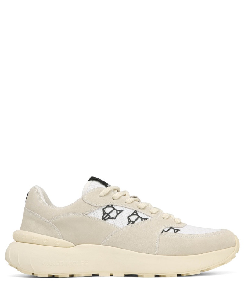 Naked Wolfe Dart Suede Sneakers Heren Grijs Wit | LMM5657HE