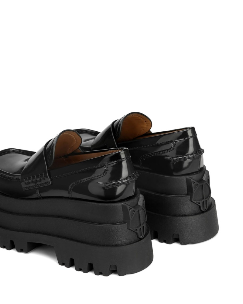 Naked Wolfe Deluxe Box Loafers Dames Zwart | JKV6864ZP