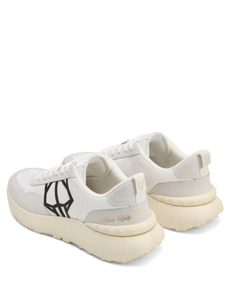 Naked Wolfe Doubt Nylon Sneakers Heren Wit | TXU4274LF