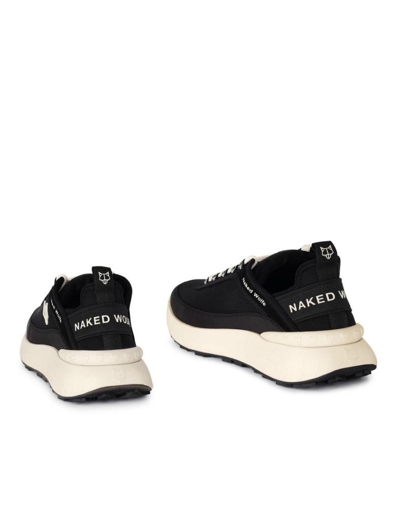 Naked Wolfe Drip Nylon Sneakers Heren Zwart | OLS1653UL