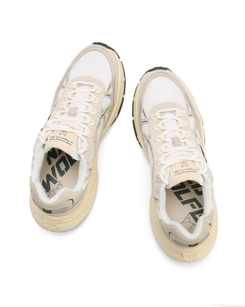 Naked Wolfe Fever Mesh Sneakers Heren Wit | FED5972LP