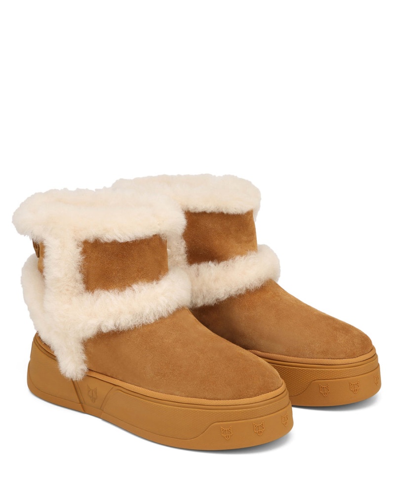 Naked Wolfe K-01 Shearling Laarzen Heren Bruin | ZLU8891VL