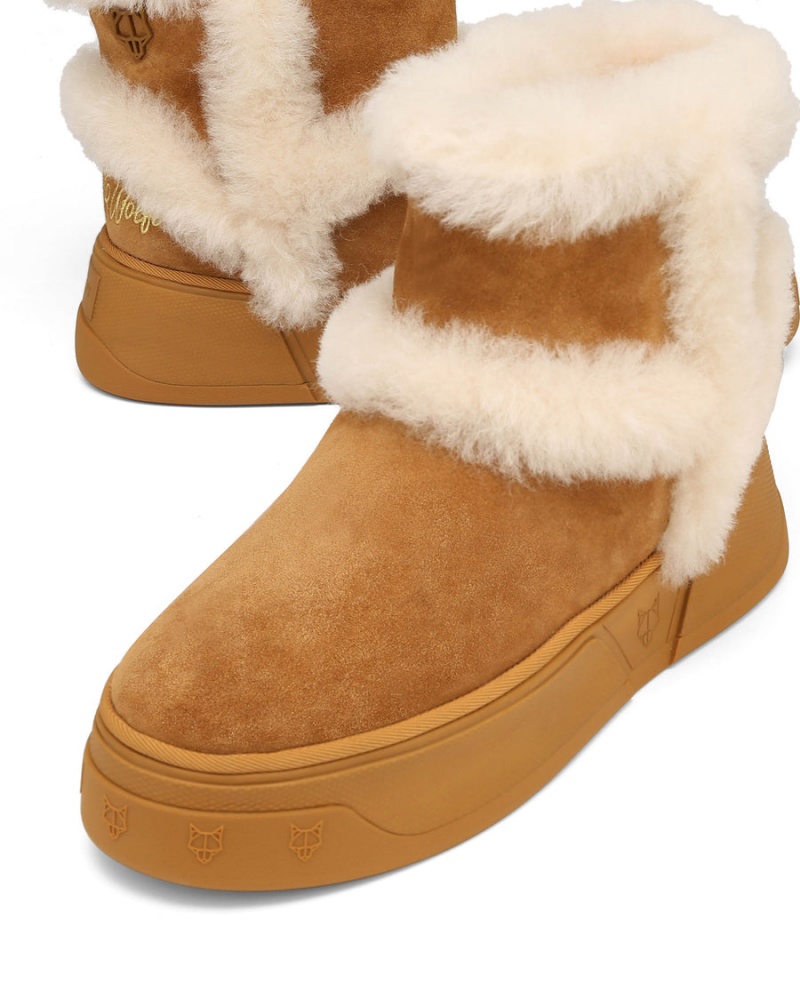 Naked Wolfe K-01 Shearling Laarzen Heren Bruin | ZLU8891VL