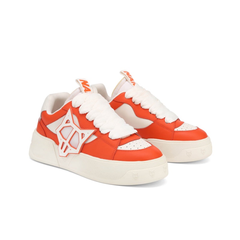 Naked Wolfe Kosa Sneakers Heren Oranje | JCE2863KY