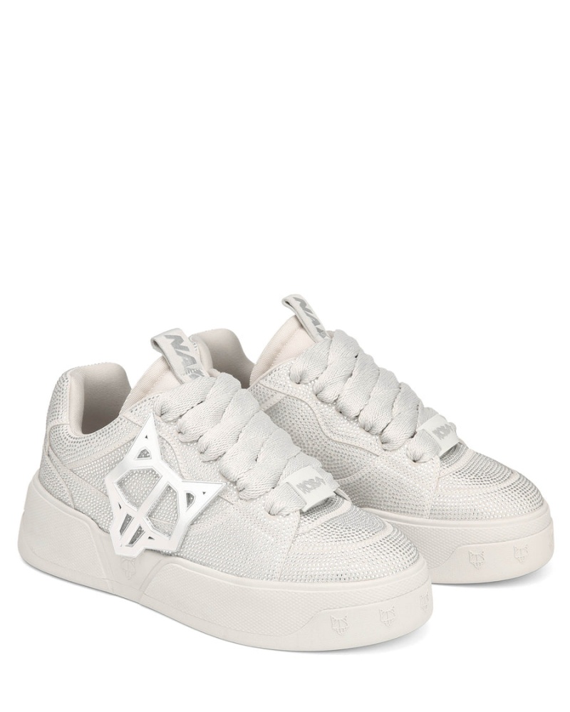 Naked Wolfe Kosa Sneakers Heren Wit Zilver | BEN3561WC