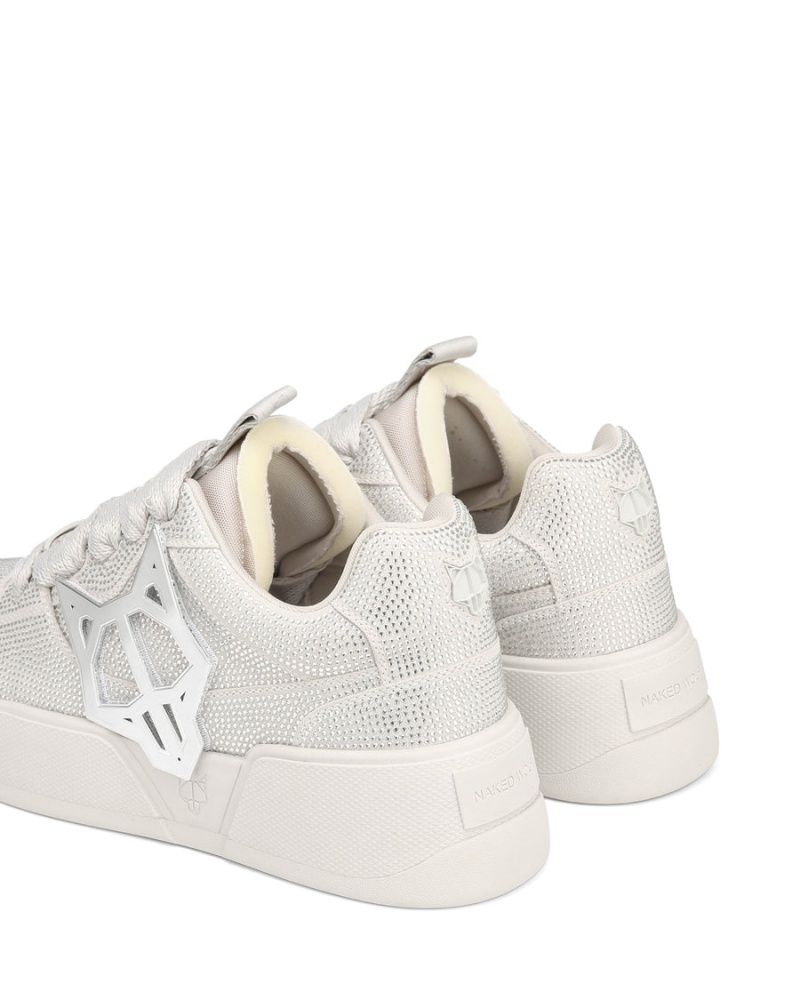 Naked Wolfe Kosa Sneakers Heren Wit Zilver | BEN3561WC