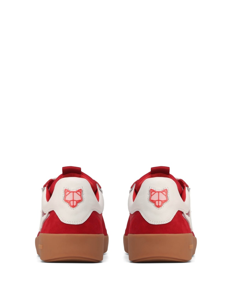 Naked Wolfe Palm Nylon Sneakers Heren Rood | YSV721VX