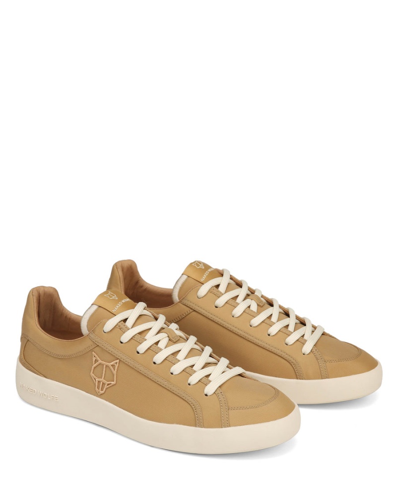 Naked Wolfe Portofino Nylon Sneakers Heren Khaki | UJA2272DR