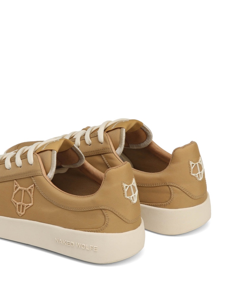 Naked Wolfe Portofino Nylon Sneakers Heren Khaki | UJA2272DR