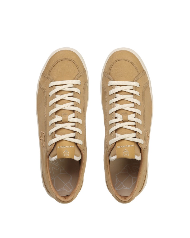 Naked Wolfe Portofino Nylon Sneakers Heren Khaki | UJA2272DR