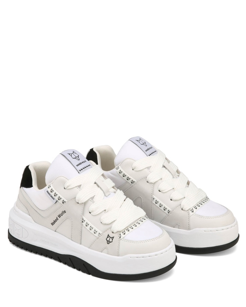 Naked Wolfe Skating Suede Sneakers Dames Wit Grijs | MPF823SF