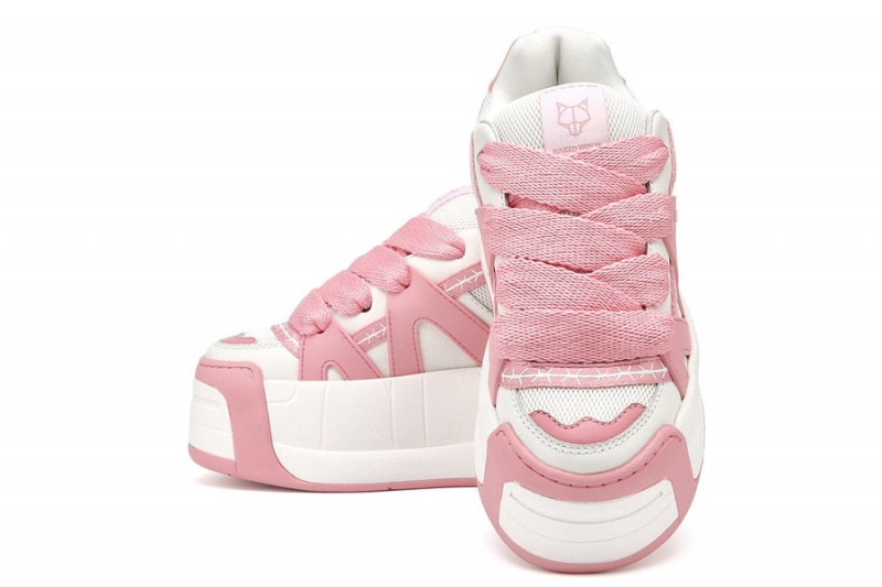 Naked Wolfe Slider Baby Sneakers Dames Roze Wit | HPM10068EN