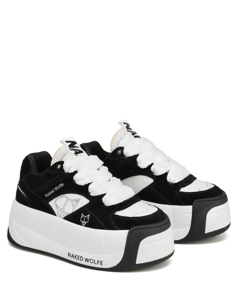 Naked Wolfe Snatch Sneakers Dames Zwart | TXT3337UA