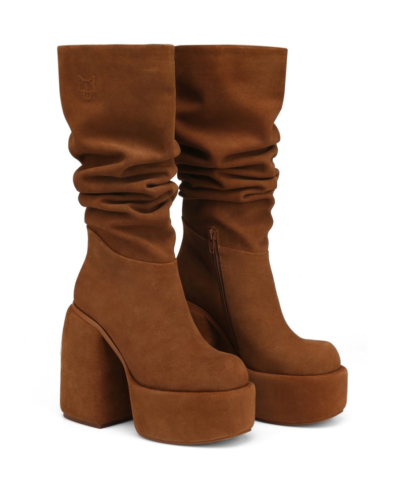 Naked Wolfe Space Kid Suede Laarzen Dames Bruin | FBK794BS