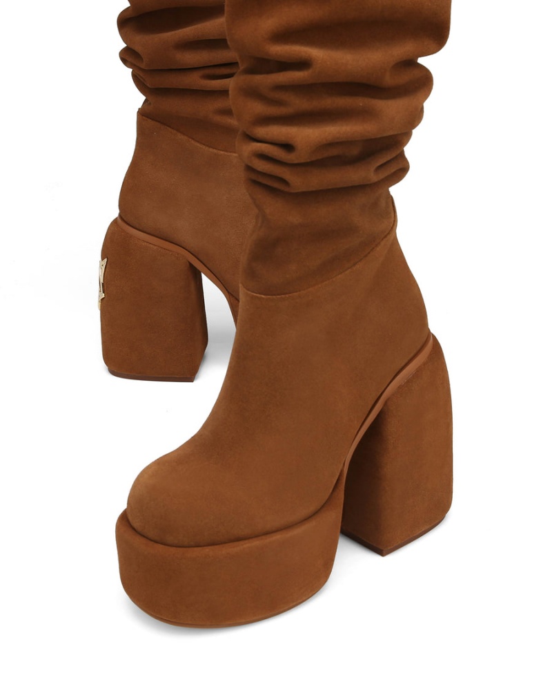 Naked Wolfe Space Kid Suede Laarzen Dames Bruin | FBK794BS