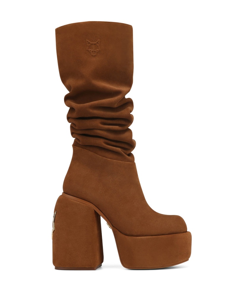 Naked Wolfe Space Kid Suede Laarzen Dames Bruin | FBK794BS