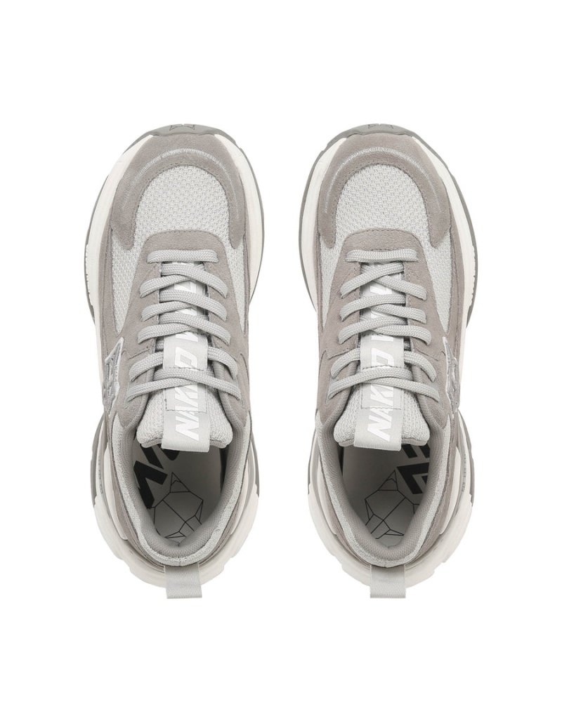 Naked Wolfe Super Suede Sneakers Dames Grijs | TIL5384UO