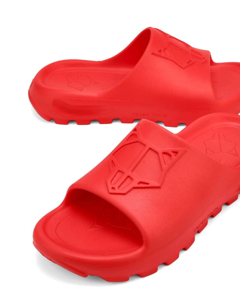 Naked Wolfe Tommy Badeslippers Heren Rood | YSA416HR