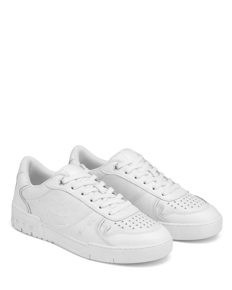 Naked Wolfe Transmission Leren Sneakers Heren Wit | ESK882XG