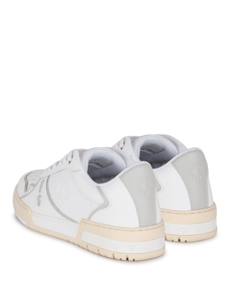 Naked Wolfe Transmission Leren Sneakers Heren Wit Grijs | XXY4310TE