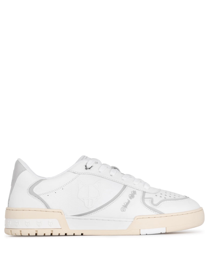 Naked Wolfe Transmission Leren Sneakers Heren Wit Grijs | XXY4310TE