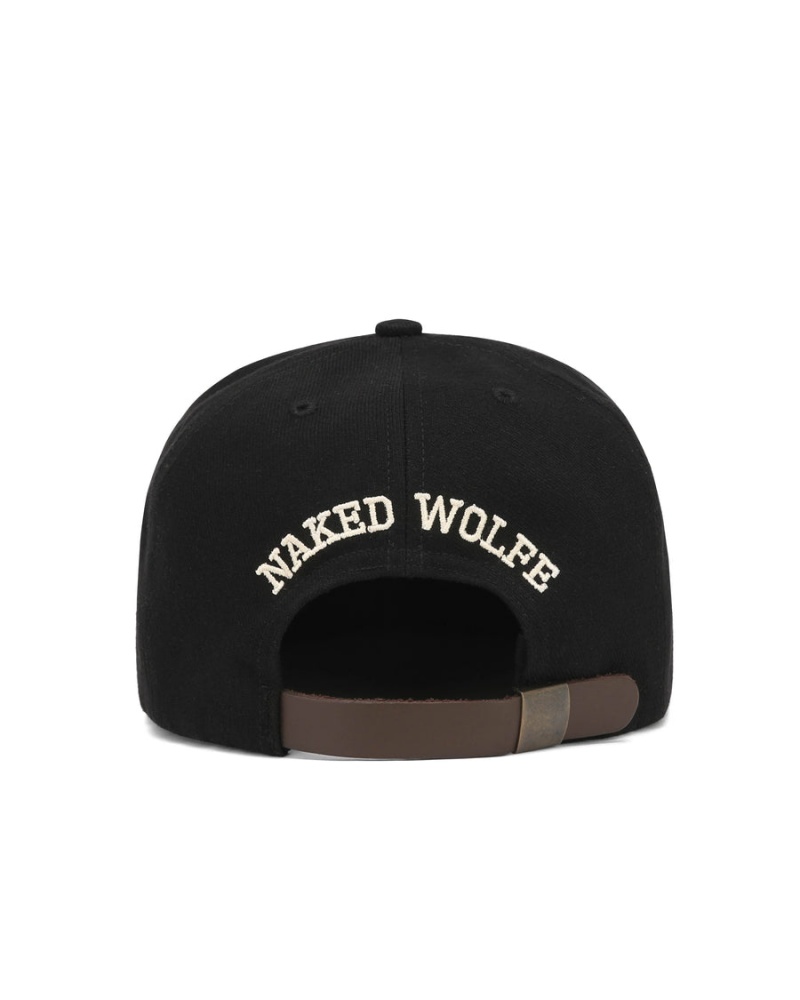 Naked Wolfe Wol Wolfe Caps Heren Zwart Geel | VOE8441CV