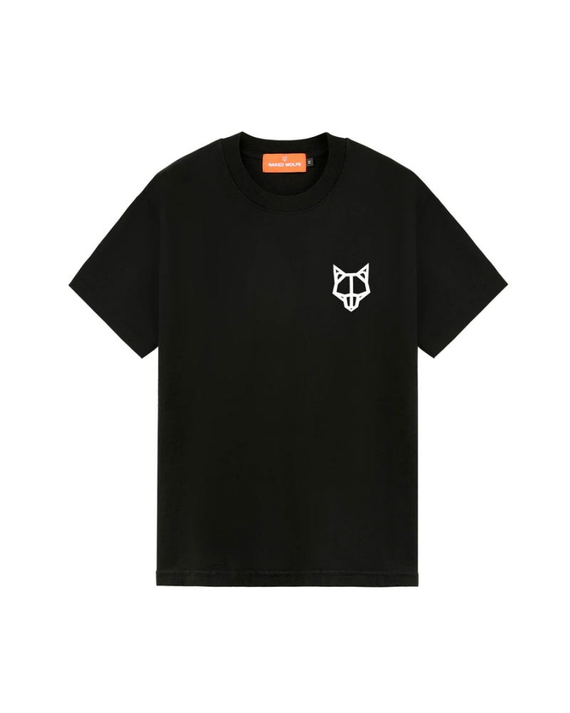 Naked Wolfe Wolfe T-shirts Heren Zwart | GCB3771SS